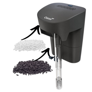 OASE BioStyle 75 Filtr Zewnętrzny Kaskadowy do Akwarium 75l 350l/h SZARY