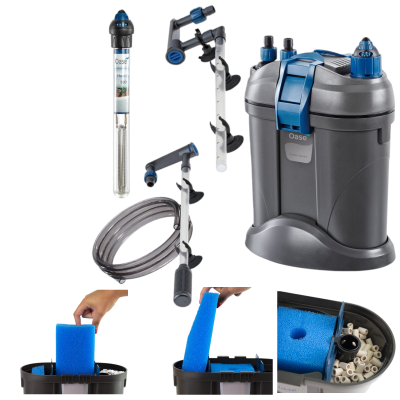 OASE FiltoSmart Thermo 200 Filtr Zewnętrzny z Grzałką do Akwarium do 200l
