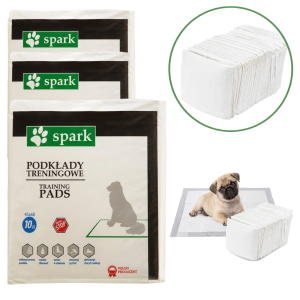 SPARK Podkłady Maty Dla Psa Do Nauki Sikania 60x60cm 30szt