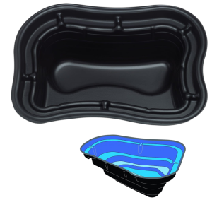 Pontec PE 500 Niecka Stawu Forma do Oczka Wodnego 500l 178x126cm