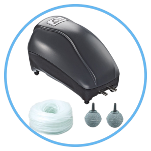 Pontec PondoAir Set 200 l/h 4W Kompletny Zestaw Napowietrzający do Oczka Wodnego Wężyki Kamienie