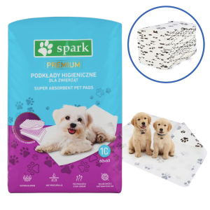 SPARK Podkłady Maty Dla Psa Do Nauki Sikania 60x60cm 10szt