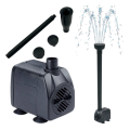 Pompa Do Oczka Fontanny HSB-650 600 L/H 10W h - 1,2m + KOMPLET DYSZ FONTANNOWYCH
