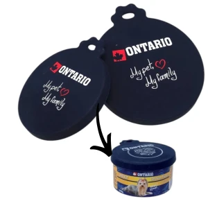 Ontario Can Cover Silikonowa Przykrywka Wieczko Zabezpieczające na Otwartą Puszkę S/M do Puszek Ontario o Pojemności 95g, 200g i 400g