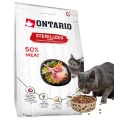 ONTARIO CAT STERILISED LAMB 2KG KARMA DLA KOTÓW WYKASTROWANYCH Z JAGNIĘCINĄ