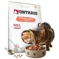 ONTARIO CAT STERILIZED SALMON 6,5KG KARMA DLA KOTÓW WYKASTROWANYCH Z ŁOSOSIEM