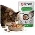 Ontario Saszetka Karma Mokra dla Kota Herb Line Kurczak z Krewetką 80g
