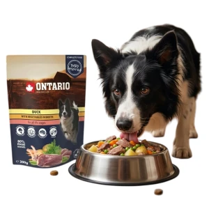Ontario Monobiałkowa Karma Mokra dla Psa Saszetka Kaczka z Warzywami 300g