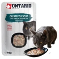 Ontario Karma Mokra dla Kotów Ocean Fish Bulion Rybny 40g