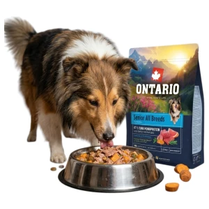 ONTARIO SENIOR ALL BREADS MONO TUNA&POTATOES 2,25KG Karma Monoproteinowa dla Starszych Psów Wszystkich Ras z Tuńczykiem i Słodkim Ziemniakiem