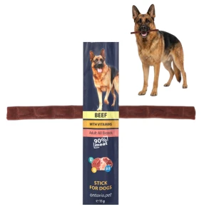 ONTARIO Kabanos Przysmak dla Psa Beef Wołowina 15g