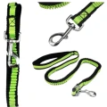 Smycz dla psa L-BUNGEE-YELLOW,rozciągliwa 120-180cm Żółta.jpg