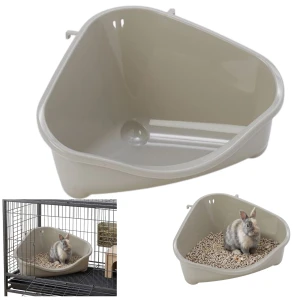 Kuweta Narożna Do Klatki Dla Królika Świnki Pet Nova M Beżowa