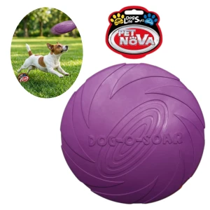 Gumowa Zabawka dla Psa Fioletowe FRISBEE 22cm Dysk