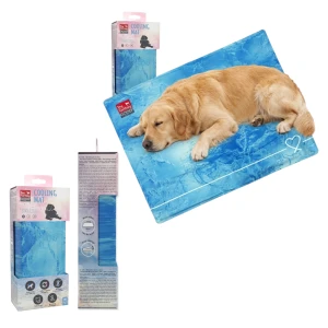 Dog Fantasy Mata Chłodząca Dla Psa Kota Legowisko 50x40cm roz. M NIEBIESKA