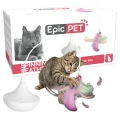 Epic Pet Interaktywna Zabawka dla Kota Piórka z Dzwoneczkiem Spinning Feathers 8cm