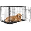 DOG FANTASY Metalowa Klatka Kennelowa 2-drzwiowa dla Psa rozm. L 91X56X63cm