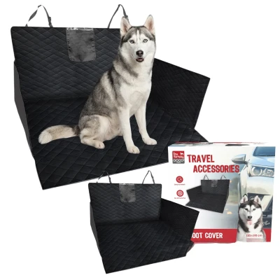DF Mata dla Psa Zabezpieczająca do Bagażnika Samochodu do Auta Duża Solidnie Wykonana Wodoodporna 170x181cm Czarna