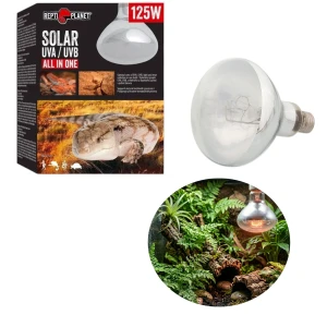 Repti PLANET Żarówka SOLAR GLO 125W Oświetlenie IR UVA UVB