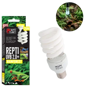 Repti PLANET Repti UVB 2.0 + 26W Żarówka Kompaktowa Do Terrarium