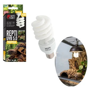 Repti PLANET Repti UVB 5.0 26W Żarówka Kompaktowa UVB Do Terrarium