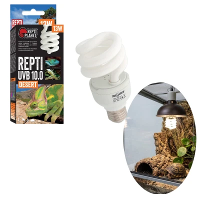 Repti PLANET Repti UVB 10.0 13W Żarówka Kompaktowa UVB