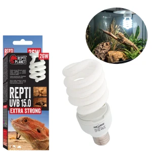 Repti PLANET Repti UVB 15.0 26W Żarówka Kompaktowa UVB Do Terrarium