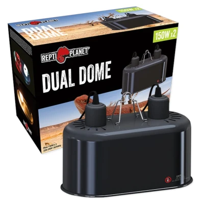 Repti Planet Dual Dome KLOSZ OPRAWA żarówki podwójna 2x150W