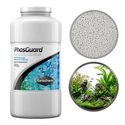 Seachem PhosGuard Usuwa Fosforany i Krzemiany Wkład Biologiczny do Akwarium 1000ml