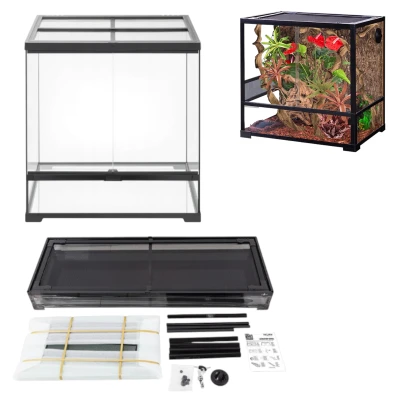 Repti Planet Terrarium Szklane Składane 60x45x60cm