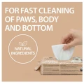 Nature Talc Wipes Chusteczki Pies Kot 40szt Pudrowe Higiena Oczu Uszu Łapki
