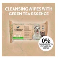 Chusteczki Zielona Herbata Nature 40szt Wipes Zestaw Pielęgnacja Delikatne
