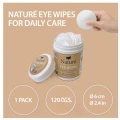 Chusteczki Do Oczu Psa Kota Nature Eyes Wipes 120szt Słoik Czyścik Higiena