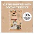 Rękawica Do Czyszczenia Sierści Nature Glove Wipes 8szt Zestaw Myjka Pies