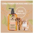 Odżywka Dla Zwierząt Nature Conditioner 250ml Pies Kot Połysk Ułatwia Czesanie