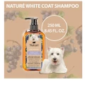 Szampon Do Białej Sierści Nature White Coat 250ml Pies Kot Biel Blask