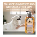 Szampon Do Białej Sierści Nature White Coat 250ml Pies Kot Biel Blask