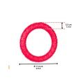 Ringo Czerwone Pull Max 03 Anello Rosso Rozmiar S Zabawka Dla Psa Wytrzymała 17 x 3 cm