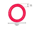 Ringo Czerwone Pull Max 05 Anello Rosso Rozmiar M Zabawka Pies Wytrzymała 23 x 3,6 cm