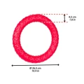 Ringo Czerwone Pull Max 07 Anello Rosso Rozmiar L Zabawka Dla  Psa Wytrzymała  26,5 x 4,5 cm