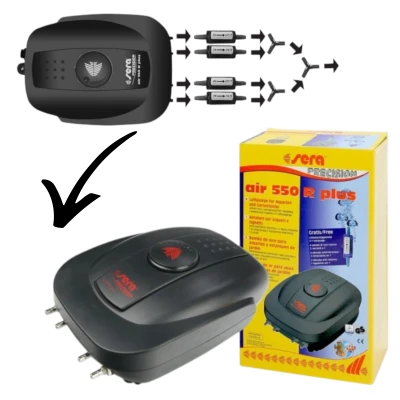 Sera AIR 550 R PLUS Pompa Napowietrzacz pow. 300l