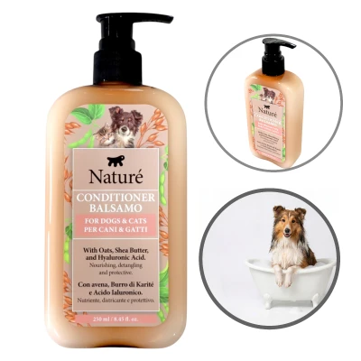 Odżywka Dla Zwierząt Nature Conditioner 250ml Pies Kot Połysk Ułatwia Czesanie
