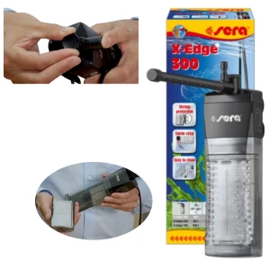 Sera X-Edge 300 Filtr Wewnętrzny Narożny do Akwarium do 100l 4,2W