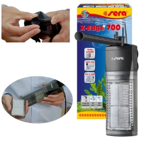 Sera X-Edge 700 Filtr Wewnętrzny Narożny do Akwarium do 300l 8,5W