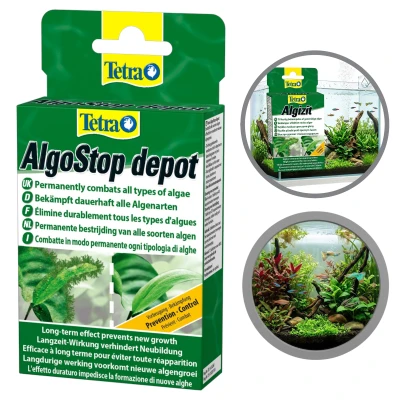 Tetra AlgoStop depot zwalcza i zapobiega glonom 12szt do 480l