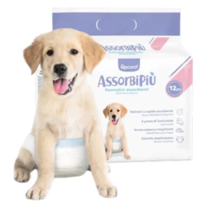 Pieluchy Dla Psa Record Assorb XL 12szt Majtki Ochronne Mocne Rzepy