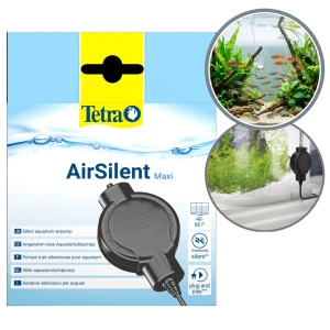 TETRA AirSilent Maxi Ultracichy Kompaktowy Napowietrzacz do Akwarium 40-80l