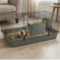 MP Bergamo Cavia 80 Klatka Dla Królika, Świnki Morskiej 79,5x43x34cm Szara ECO