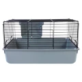 MP Bergamo Cavia 60 Klatka Dla Świnki Morskiej, Gryzoni 60x44x34cm Szara ECO
