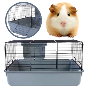 MP Bergamo Cavia 60 Klatka Dla Świnki Morskiej, Gryzoni 60x44x34cm Szara ECO